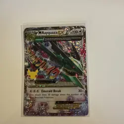 Pokemon Celebrations Rayquaza EX Holo Card 76/108 NM Mint Condition - Image 1
