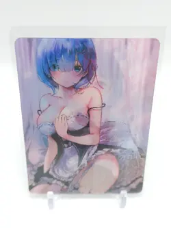 Goddess Story - Anime Waifu Lenticular Trading Card - Rem - Image 1
