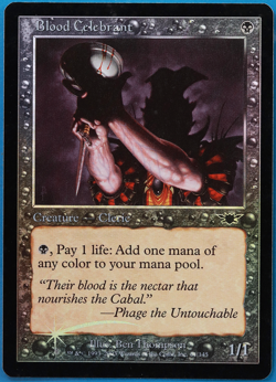 Blood Celebrant FOIL Legions PLD Black Common MAGIC CARD (ID# 497955) ABUGames - Image 1