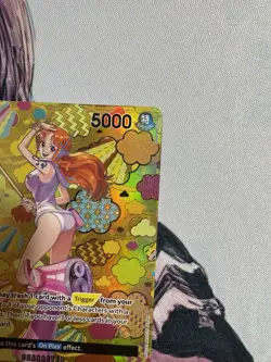 One Piece OP09 Nami SP Alt Art Holo Card - Image 4