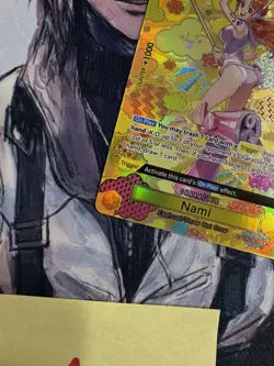 One Piece OP09 Nami SP Alt Art Holo Card - Image 5