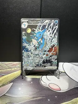 Pokemon Kingdra EX TCG 131 Shrouded Fable Black Star Promo Holo Card - Image 1