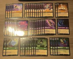 Fabled Disney Lorcana Lot Of 89 Super Rare Cards All Pack Fresh Listed Below - Image 1