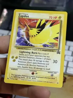 Zapdos 23 Articuno 22 2000 Black Star Promo Vintage Pokemon Card Lot WOTC - Image 4