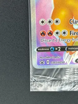 Charizard V SWSH050 SWSH: Sword & Shield Promo Cards Holo Mint SEALED - Image 5