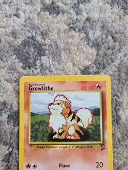GROWLITHE - Base Set 2 42/130 - Uncommon - Pokemon Card Unlimited NM LP - Image 3