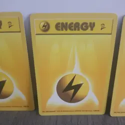 Electric ENERGY - 128/130 - Base Set 2 - Pokemon Card - LP - Image 3