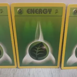 GRASS ENERGY - 127/130 - Base Set 2 - Pokemon Card - LP - Image 4