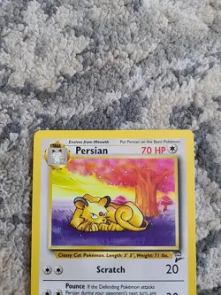 PERSIAN - Base Set 2 56/130 Uncommon Pokemon Card - Unlimited NM LP - Image 3