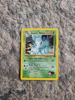 Gym Challenge Giovanni's Nidorina Pokemon Card Sets Non Holo LP - Image 1