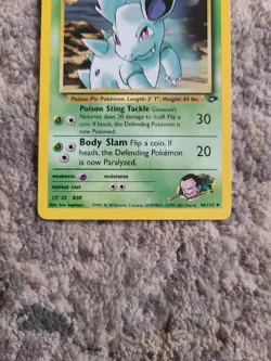 Gym Challenge Giovanni's Nidorina Pokemon Card Sets Non Holo LP - Image 4