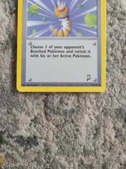 ✨ Gust of Wind 120/130- Base Set 2 - WOTC Pokemon Card - Image 4