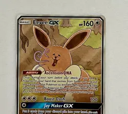 Pokemon Card - Eevee GX SM233 Sun & Moon SM Black Star Promo Full Art NM+ - Image 2
