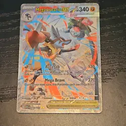 Mega Lucario Ex Alternate Art 179/132 Mega Evolution SIR Pokemon Card NM English - Image 1