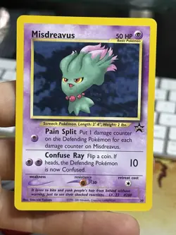 Misdreavus 39 2001 Computer Error 16 Black Star Promo Vintage Pokemon Card WOTC - Image 2