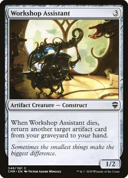 Magic the Gathering (mtg): CMR: Workshop Assistant - Foil - Image 1