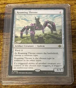 Magic the Gathering Roaming Throne the Lost Caverns of Ixalan Card #0258 - Image 1