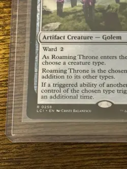 Magic the Gathering Roaming Throne the Lost Caverns of Ixalan Card #0258 - Image 2