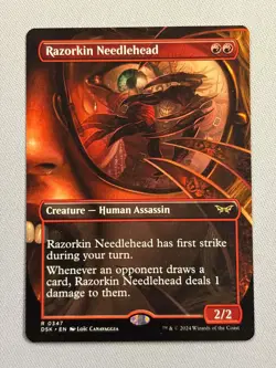 Razorkin Needlehead - Borderless - Duskmourn - MTG Magic - Image 1