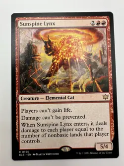 MTG TCG Sunspine Lynx Bloomburrow Regular - Image 1