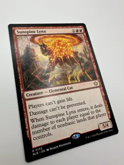 MTG TCG Sunspine Lynx Bloomburrow Regular - Image 3