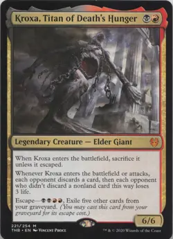 Kroxa, Titan of Death's Hunger M Theros Beyond Death 221 - Image 1