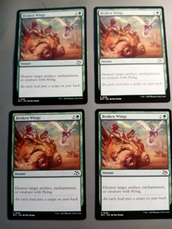 4X - MTG - MAGIC THE GATHERING MTG AETHERDRIFT BROKEN WINGS NM/M - Image 1
