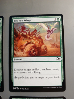4X - MTG - MAGIC THE GATHERING MTG AETHERDRIFT BROKEN WINGS NM/M - Image 2