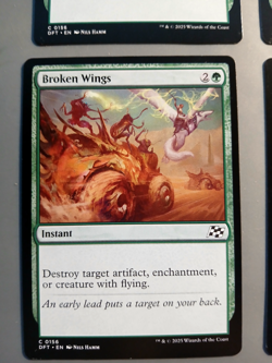 4X - MTG - MAGIC THE GATHERING MTG AETHERDRIFT BROKEN WINGS NM/M - Image 4