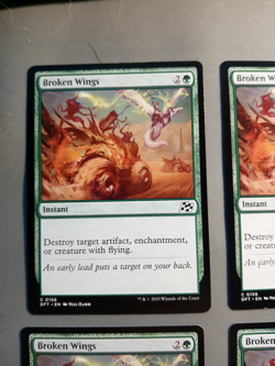 4X - MTG - MAGIC THE GATHERING MTG AETHERDRIFT BROKEN WINGS NM/M - Image 5