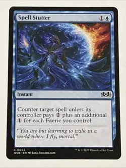 MTG Wilds of Eldraine Spell Stutter 0069 NM - Image 1