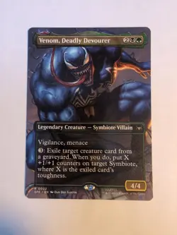 Venom, Deadly Devourer (Borderless) Marvel's Spider-Man: Eternal-Legal NM!!! - Image 1