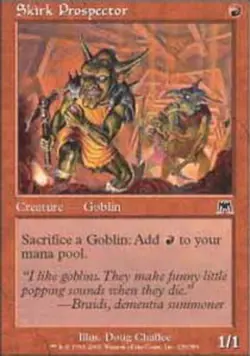 [1x] Skirk Prospector - Foil Played, English Onslaught MTG Magic - Image 1