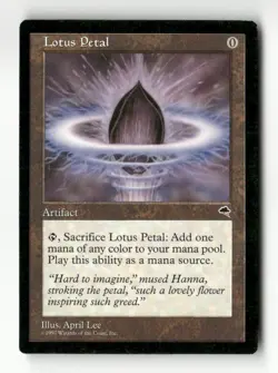 Lotus Petal Tempest #294 Magic the Gathering - Image 1
