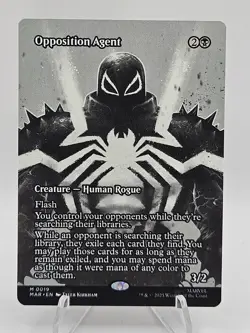 2025 Magic The Gathering Spiderman Opposition Agent #0019 Borderless Non-Foil - Image 1