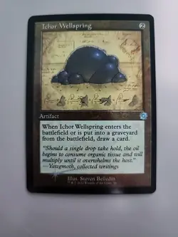 MTG Ichor Wellspring The Brothers' War Foil Schematic Uncommon - Image 1