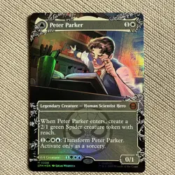 Peter Parker 0208 Foil Borderless Marvels Spider-Man - Image 1