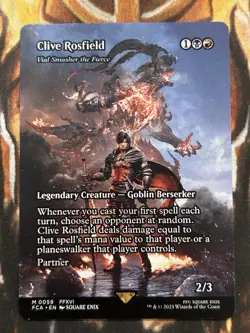 Clive Rosfield Vial Smasher the Fierce (Showcase) Final Fantasy Regular - NM 🔥 - Image 1
