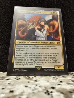 Final Fantasy MTG - Yuna, Hope of Spira Mythic Non-Foil (Near Mint) - Image 1