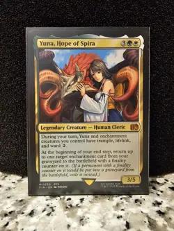 Final Fantasy MTG - Yuna, Hope of Spira Mythic Non-Foil (Near Mint) - Image 2