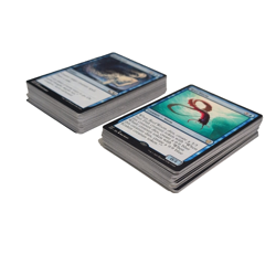 Bulk Lot 100 Blue Magic The Gathering MTG Trading Cards NO DUPLICATES Mixed Sets - Image 2