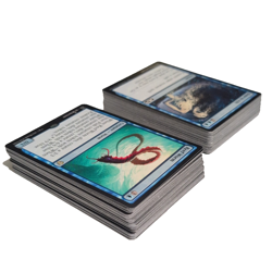 Bulk Lot 100 Blue Magic The Gathering MTG Trading Cards NO DUPLICATES Mixed Sets - Image 5