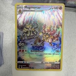 Magmortar GG03/GG70 Crown Zenith Galarian Gallery Full Art Pokemon NM - Image 1