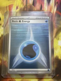 Basic Water Energy - SVE019 - Holo - Pokemon Black Bolt & White Flare - Image 1