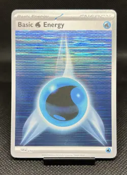 Basic Water Energy - SVE019 - Holo - Pokemon Black Bolt - Pokemon TCG - NM+ - Image 1