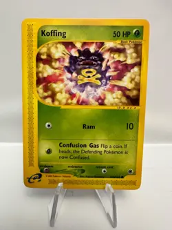 Koffing 114/165 - Expedition Base Set - Pokemon TCG - E-Reader - LP - Image 1