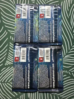 Pokemon Lot of (4) XY Evolutions Booster PackFactory Sealed - Image 2