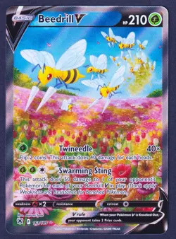 Pokemon - Beedrill V - 161/189 - Astral Radiance - Ultra Rare - Image 1