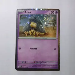Abra 063/165 Cosmos Holo SV 151 GALAXY SWIRL 🌀 Pokemon TCG [MEW en] - Image 2