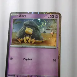 Abra 063/165 Cosmos Holo SV 151 GALAXY SWIRL 🌀 Pokemon TCG [MEW en] - Image 3